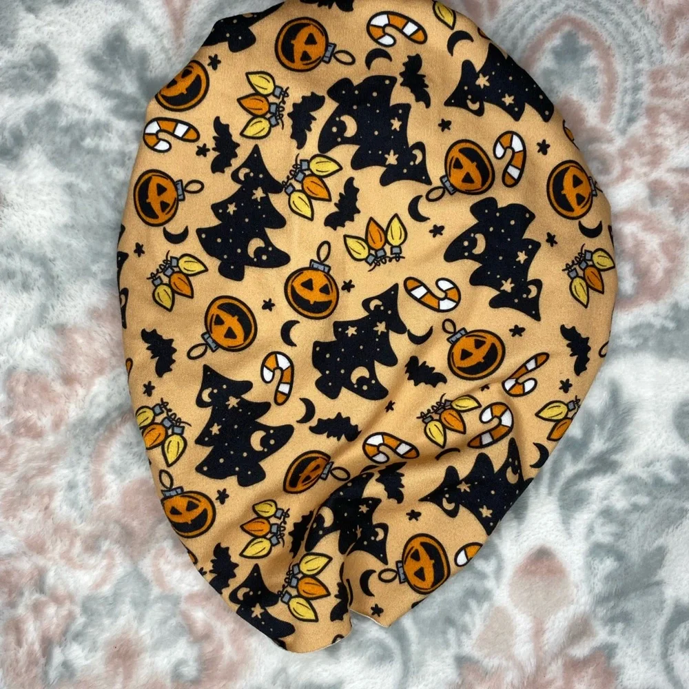 Kids Halloween Pumpkin Print Turban